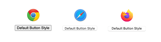 Default button styles browser comparison